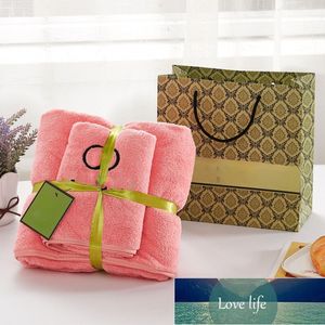 Velvet mode badhanddoek Tweedelig handdoekpakket Quick-drogende absorberende grote merk badhanddoeken