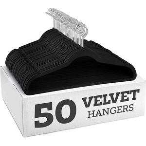 Fluwelen hangers Antislip pakkleerhangers met 360 graden draaibare haak Heavy Duty hangers