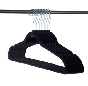 Fluwelen hangers pak antislip fluwelen-hangers 360 graden draaibare haak sterke duurzame hanger voor jassen broek jurk kleding SN2889