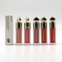 Velvet Liquid Blush - Återfuktande, långvarig vattentät - Naturligt utseende makeup för lysande skönhet