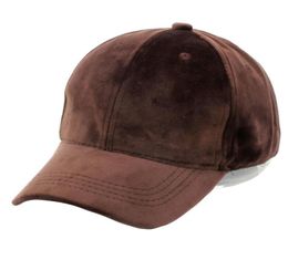 Velvet Solid Peak Paped Cap pour hommes femmes Fashion Snapback Réglable 6 Panneau Hiver d'automne Baseball CAP HIPHOP Épaissir Caps Gorras FO2360198