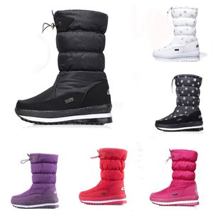 Bottes de neige en velours pour femmes avec tube central antidérapant et chaud, bottes en coton décontractées épaissies, chaussures en coton antidérapantes, chaussures de sport yakuda d'extérieur dhgate Discount