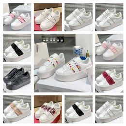 Ven Schoen Top Kwaliteit Amore One Stud Lage Sneakers Untitled Sneaker Leer Dames Unisex Sneaker Wit Platform Designer Sneaker