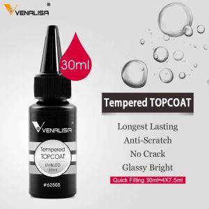 Venalisa 30 ml / 225 g de base d'épaisseur Reinforce gel Super Quality Recharge Package Freak Off Uvled No Wipe Long Wear Matt Temper