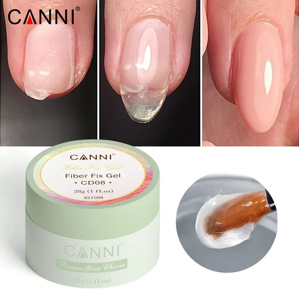 Venalisa Canni Fiber Gel 28g fibre de verre Fix Builder vernis à ongles réparant les ongles cassés Gel de Construction UV Semi Permanent 240306