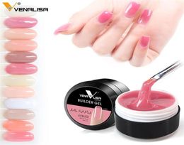 Venalisa Produits les plus récents 12 couleurs Camouflage Couleur UV Builder de vernis à ongles UV Extension de l'ongle Hard Gel Gel206J1078347