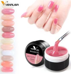 Venalisa Produits les plus récents 12 couleurs Camouflage Couleur UV Builder de vernis à ongles UV Extension de l'ongle Hard Gel Gel206J1327342