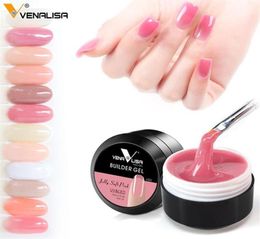 Venalisa nieuwste producten 12 kleuren camouflage kleur uv nagellak bouwer constructie verlengt nagel hard jelly poly gel206J8669304
