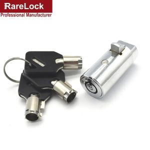 Vending Slot cilinder Tubulaire sleutelslot voor doos Glazen gereedschap Kast Door Vending Machine Apparatuur Hardware Rarelock 2701-1A