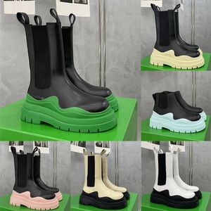 Veneta Tire Boots Martens Zwart Groen Boot Mid Chelsea Camping Tangerine Martin dames heren Platform sneeuw winter laars schoenen motocycle Enkel Half winter H2VW#