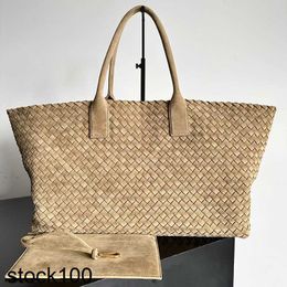 Venetabottegas Cabat Spiegel Grote Kwaliteit Designer Tote Bag Luxe Dames Tijdloze Handtas Soepel Lamsleer Bruin Zwart Mode Dame