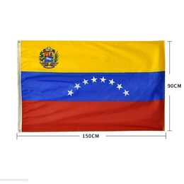 Venezuela Vlag Hoge Kwaliteit 3x5 FT National Banner 90x150cm Festival Party Gift 100D Polyester Indoor Outdoor Gedrukt Vlaggen en Banners