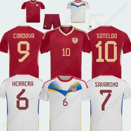 Venezuela jersey 2024 Copa América SOTELDO Camiseta Venezuela 24 25 HERRERA RONDON RINCON SAVARINO CORDOVA Venezuela camisetas de fútbol kit para niños