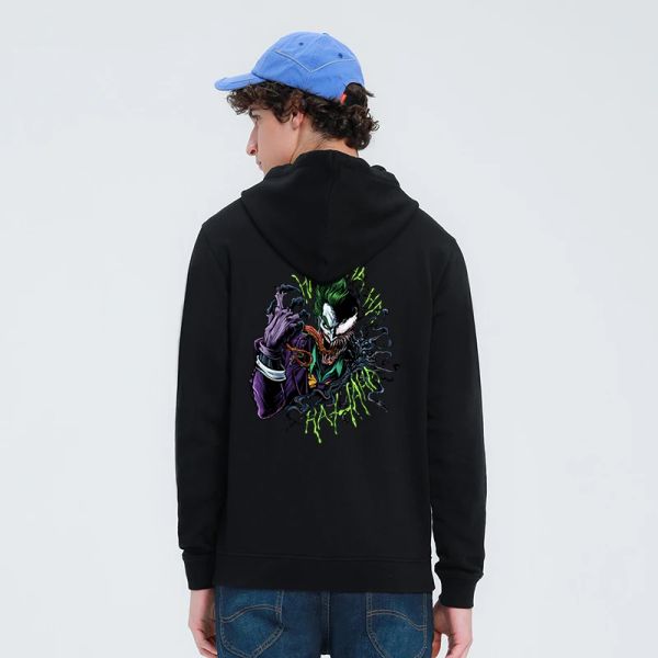 Venom Joker parches grandes transferencias de hierro para la ropa Transferencia de calor de la ropa Pegatina de vinilo para la camiseta sudadera condenada por aplique impreso frío DIY