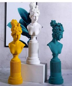 Venus Head Portraits Buste Déesse de la beauté Bnd Love Statue Roman Mythology Resin Art Craft Continental Home Decoration241I7544199