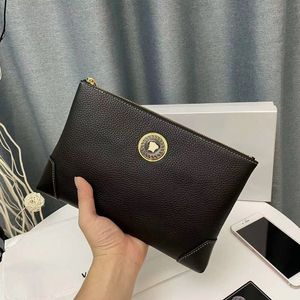 Ver Bolso de hombre Primera capa Cartera de cuero de vaca Bolso para hombre Maletines de embrague Bolsos de diseñador Bolsos de cuero genuino para mujer Totes Monederos