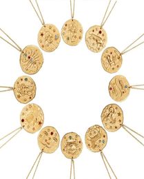 Vercret Zodiac ketting 925 Sterling Silver Constellation Gold hanger ketting voor vrouwen sieraden Gift CX2006092785402