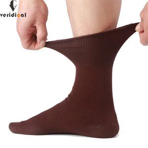 Veridical 5 paires/lot hommes chaussettes coton longue bonne qualité affaires Harajuku diabétique moelleux chaussettes Meias Masculino Calcetines 210727