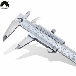 Vernier remklauw 0-150 / 200/300mm 1 / 1000In Micrometer Inch / Metrisch Metaal Roestvrijstalen schuifmeter Meetinstrument 210922