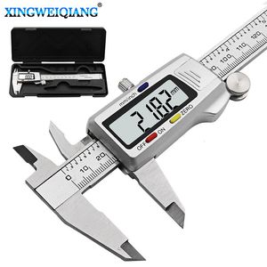 Vernier remklauwen 6-inch 150 mm digitale remklauwen roestvrij staal Elektronische digitale kuifmetaal Micrometer MEETERHOUD METINGSCHAPPARKE 230227