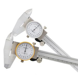 Vernier Calipers Dial 0-150 Mm 0.02mm High Precision Industry Stainless Steel Caliper Shockproof Metric Measuring Tool 230227