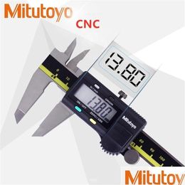 Vernier remklauwen Mitutoyo CNC Caliper LCD Digital S 6inch 150 200 300mm 50019630 Elektronisch meting roestvrij staal 210922 Drop de Dh48H