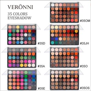 Veronni 35C Everyday Chic Artistry Eye Shadow Palette 35 Color Nature Glow Eyeshadow Fall In Frost Palet