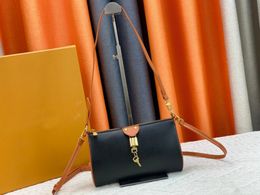 veelzijdige mode klassieke dame luxe Lock hoofd okseltas topkwaliteit handtas Kleur match Echt lederen schoudertassen crossbody tas clutch portefeuilles M25033