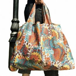 Sac de boutique pliant polyvalent Sac fourre-tout de grande capacité Fi Fi Reutilisable Sac Supermarket Shop 074L #