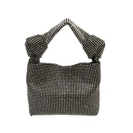 Sac à bandoulière polyvalent pour femme en plein air avec sac à main de fête design diamant