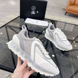 Polyvalent Runner Casual Pace Hommes Chaussures surélevées Sneaker V Fashion Sports Coussin Edition Cuir Courir Épais Valentiino Semelle Mesh Mn6y