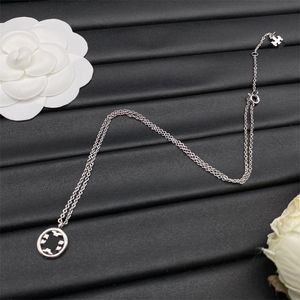 Veelzijdig temperament designer ketting kristal gepersonaliseerde ketting voor vrouw romantische trendy kettingen moderne stijl goud zilver optioneel zl183 I4