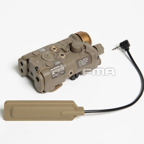 Version FMA LAB PEQ-NGAL Mini Version PEQ Tactique Airsoft LAB PEQ NGAL LED + IR Rouge Laser Chasse Batterie Cas TB1398