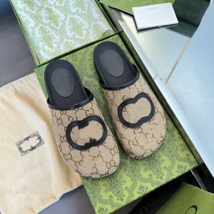 Versie g Hoge familie Baotou halve pantoffels voor vrouwen die Muller-schoenen dragen voor zomeruitjes Platte schoenen met paardengesp Veelzijdige casual luie schoenen