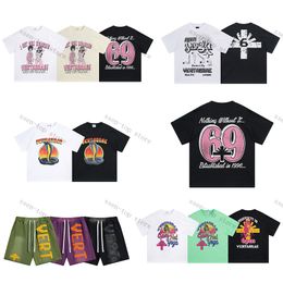 Vertabrae Designer t-shirt shorts hommes bouffée impression lettres pantalons de survêtement hommes femmes meilleure qualité survêtement cordon