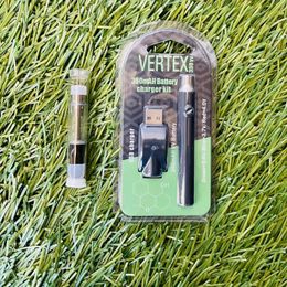 Vertex voorverwarmen batterijpool plastic verpakking 350mah pen 510 draad 3.4v-4.0v onderkant verstelbare spanning