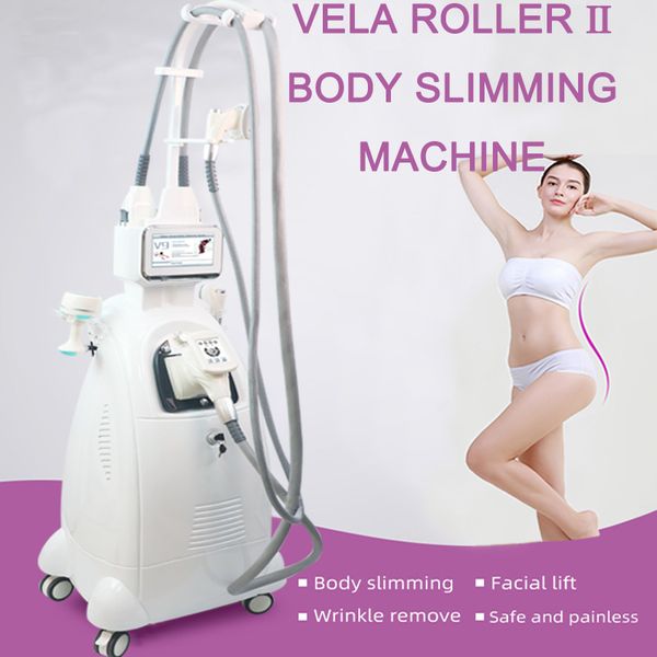 Machine de cavitation verticale, rouleau sous vide, massage, réduction de la cellulite, équipement de mise en forme du corps VELA, laser infrarouge RF, raffermissement de la peau, traitement anti-rides