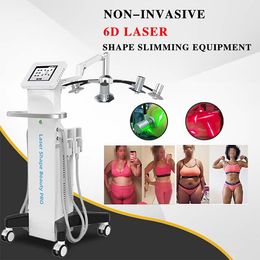 Máquina vertical de sistema lipo 6D, equipo de reducción de grasa para esculpir el cuerpo, salón de belleza usado