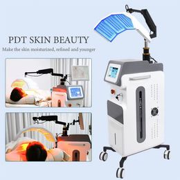 Vertikale 7-Farben-Licht-LED-PDT-Photonen-Porenentferner Akne-Behandlung Faltenentferner Hautverjüngungstherapie Anti-Aging-Hautaufhellung Hautpflegegerätemaschine