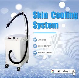 Verticale luchtkoeling huid gebruik systeem schoonheid Cryo koude huid luchtkoeling machine voor ND Yag Laser Apparatuur Air Skin Cooling Device
