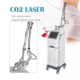 Verticale CO2 fractionele machine stretch markeringen pigmentverwijdering vagina -aanscherping de huid strakke lift markeerverwijderaar 10600 nm laser radiofrequentieapparatuur voor salon