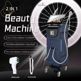 Verticale diodelasermachine Picosecond-apparaat Ontharing Whitening Huidverjonging 16 talen Pigmentatiebehandeling Picosecond Laser Schoonheidsmachine