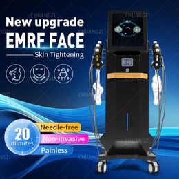 Machine verticale de levage de front de cou de visage de protections d'Ems PE Ems RF Machine de serrage de peau de visage pour le Salon et le Spa