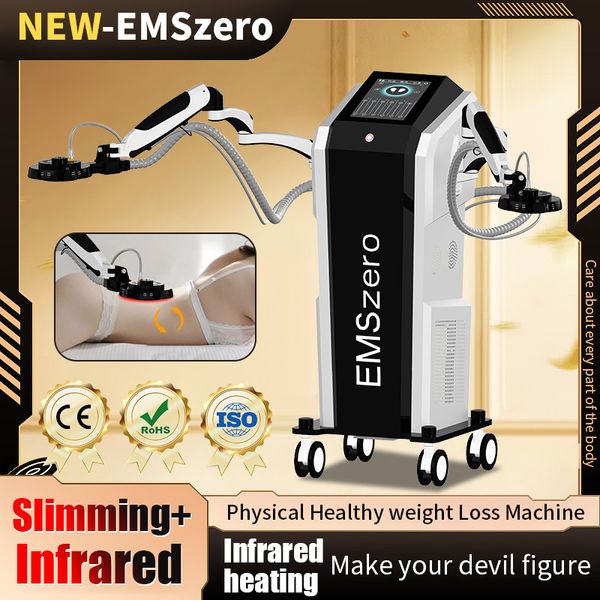 Corps vertical EMSzero amincissant la réduction des graisses Stimulation de l'abdomen Chauffage infrarouge Physiothérapie Machine de fitness pour hommes et femmes