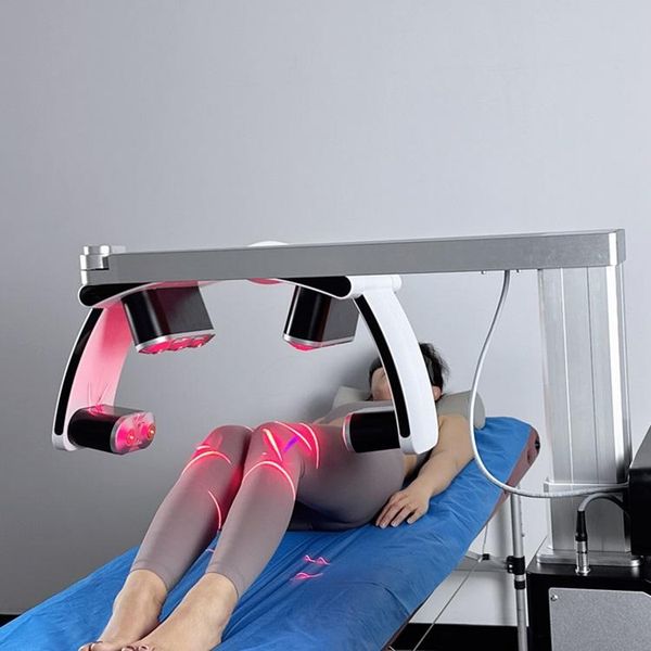 Máquina de fisioterapia con láser de diodo manos libres vertical Alivio del dolor Tejido profundo Terapia con láser de clase IV de alta potencia LuxMaster Physio con diodo de 635nm 405nm