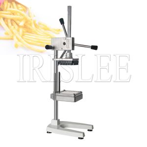 Manuel vertical French Frites Machine Coupe de pommes de terre Cutter Machine de coupe de coupe de concombre de radis commercial