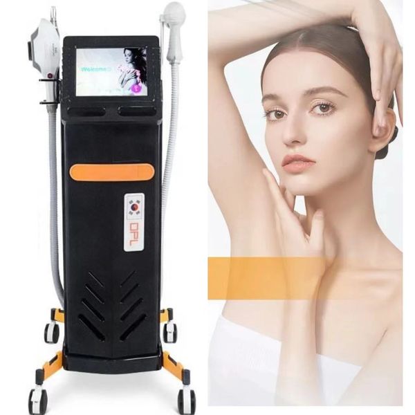 Machine de beauté verticale OPT + 808 + laser picoseconde 3 en 1 pour l'épilation du corps entier, élimination des tatouages/pigments, rajeunissement de la peau, blanchiment, utilisation en salon