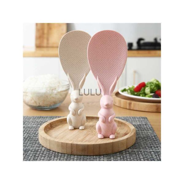 Cuillère à riz lapin verticale, cuiseur à riz électrique non collant, pelle à riz, accessoires de cuisine, articles de cuisine HKD230810