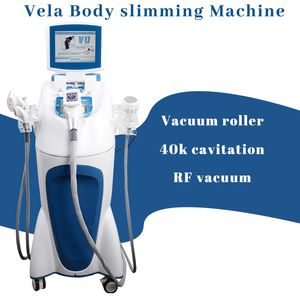 Vela Body Shaping Machine Rf Cavitación Slim Fat Massage 40khz Vacío Rolling Belly Tummy Buttock Tratamiento