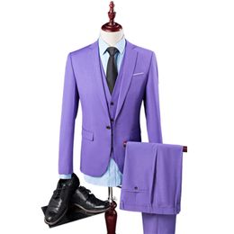 VERTVIE 2024 Merk Mannen Pak Mode Effen Pak Casual Slim Fit 2 Stuks Heren Wedding Suits Jassen Mannelijke Plus size 3XL Hoge Kwaliteit Jasje 294 888